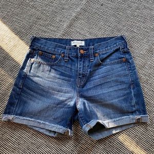 Madewell Denim Boyshorts in Frances Wash